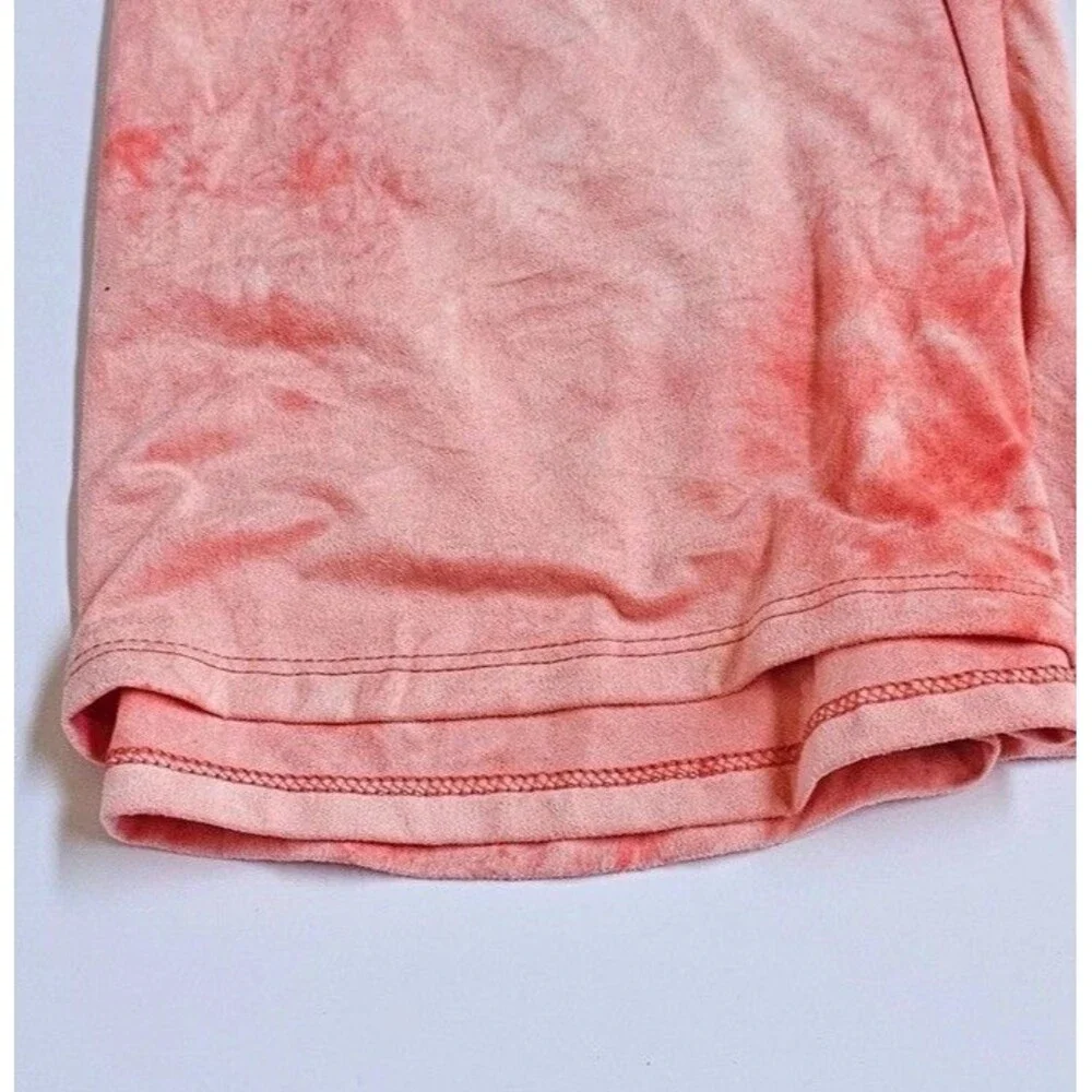 PPLA People's Project LA Girls Shift Dress Sleeveless  Geometric Coral Small 7/8